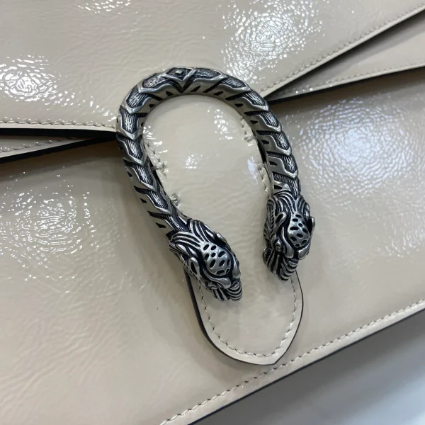GUCCI Dionysus大號灰漆皮肩揹包-795003：圖片 6
