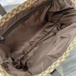 GUCCI Original GG大號米棕帆布托特包-802166：圖片 10