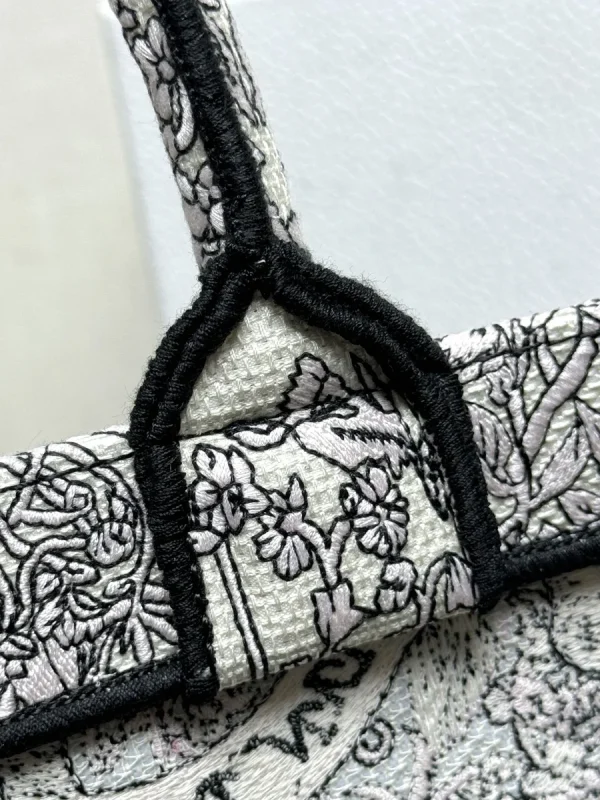 Dior Book 奶白色托特包中號MM-M1296：圖片 8