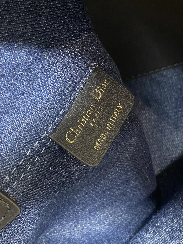 Dior Toujours 藍色丹寧托特包中號MM-M2821：圖片 10