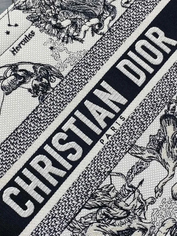 Dior Book 奶白色托特包中號MM-M1296：圖片 3