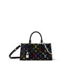 LV x TM OnTheGo East West Chain 彩虹Monogram塗層帆布包包