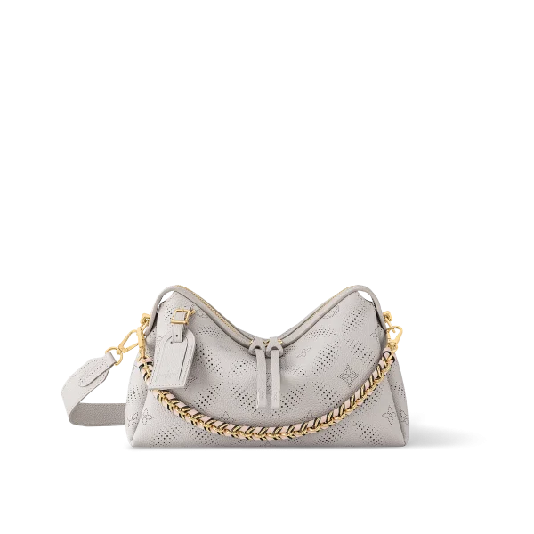 Louis Vuitton Hand It All PM 鏤空雕花Mahina小牛皮手提包