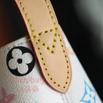 高仿包 LV x TM All In BB 白三彩 復刻版包包 M13089：圖片 17