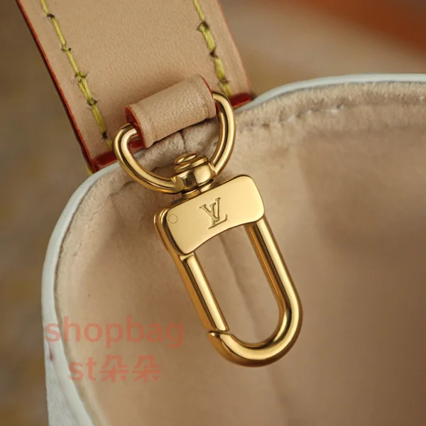 高仿包 LV x TM All In BB 白三彩 復刻版包包 M13089：圖片 16