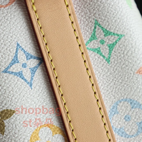 高仿包 LV x TM All In BB 白三彩 復刻版包包 M13089：圖片 13