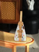高仿包 LV x TM All In BB 白三彩 復刻版包包 M13089：圖片 8