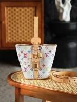 高仿包 LV x TM All In BB 白三彩 復刻版包包 M13089：圖片 5
