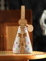 高仿包 LV x TM All In BB 白三彩 復刻版包包 M13089：圖片 4