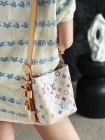 高仿包 LV x TM All In BB 白三彩 復刻版包包 M13089：圖片 24