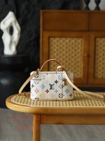 複刻包LV x 村上隆復刻版Vanity Chain Pouch 彩色Monogram鏈條隨身包：圖片 4