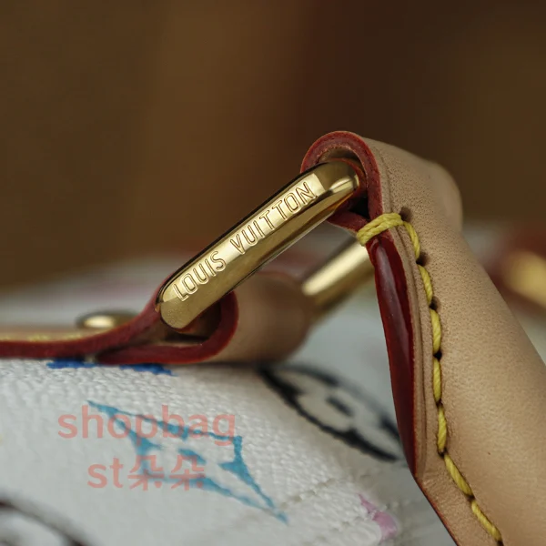 高仿複刻 LV x TM Speedy Bandoulière 25 白三彩 旅行包：圖片 15