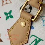 高仿複刻 LV x TM Speedy Bandoulière 25 白三彩 旅行包：圖片 13