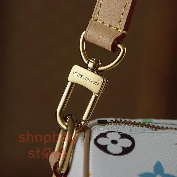 高仿複刻 LV x TM Speedy Bandoulière 25 白三彩 旅行包：圖片 12