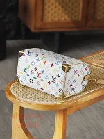 高仿複刻 LV x TM Speedy Bandoulière 25 白三彩 旅行包：圖片 10
