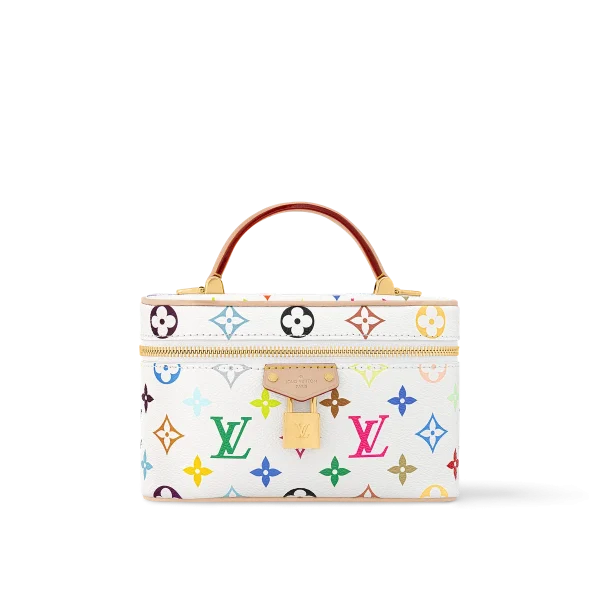 複刻包LV x 村上隆復刻版Vanity Chain Pouch 彩色Monogram鏈條隨身包