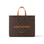 Louis Vuitton Shopper Tote MM 仿舊Monogram小牛皮手提包