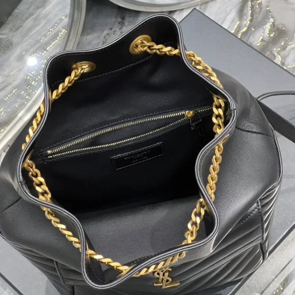 SAINT LAURENT MONOGRAM 小羊皮Y形絎縫背包：圖片 9