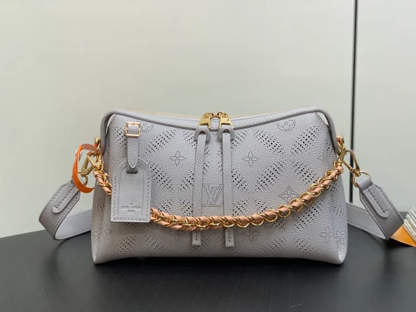 Louis Vuitton Hand It All PM 鏤空雕花Mahina小牛皮手提包：圖片 3