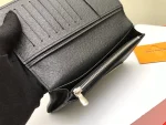 Louis Vuitton Brazza 男士Monogram Eclipse帆布錢包：圖片 7