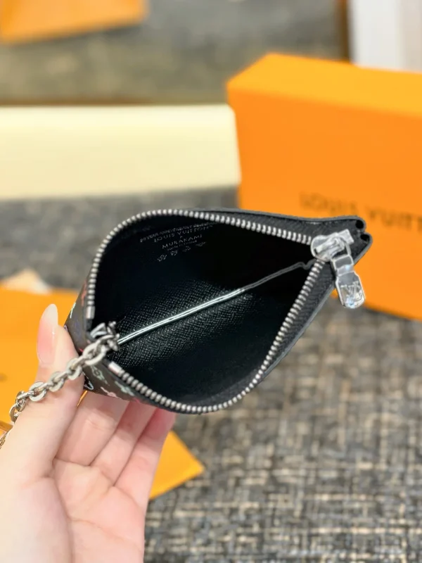 LV x 村上隆聯名款 Monogram彩虹鑰匙零錢包（複刻版）：圖片 7
