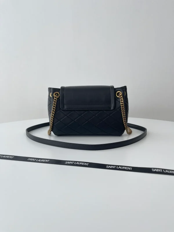 YSL MONOGRAM NOLITA 小羊皮菱格紋鏈條包：圖片 6