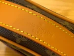 Louis Vuitton Danube復古小牛皮斜背包 | 褪色Monogram印花 可拆式金屬吊牌：圖片 8