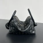 Intrecciato編織皮革斜挎包|牛皮革製作：圖片 2