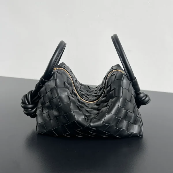 Intrecciato編織皮革斜挎包|牛皮革製作：圖片 2