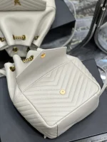 SAINT LAURENT MONOGRAM Y形絎縫小羊皮背包：圖片 8