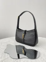 SAINT LAURENT MONOGRAM HOBO 小牛皮手袋：圖片 6