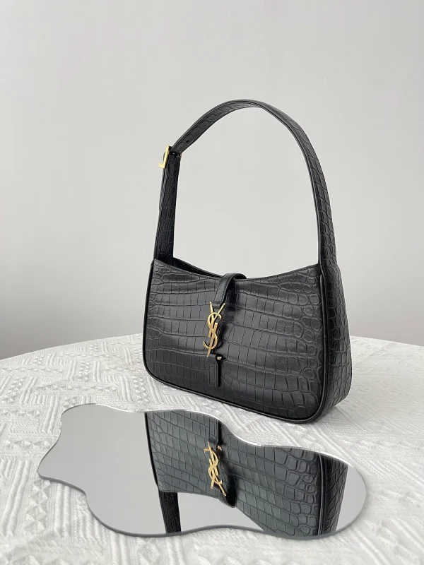 SAINT LAURENT MONOGRAM HOBO 小牛皮手袋：圖片 6