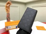 Louis Vuitton Brazza 男士Monogram Eclipse帆布錢包：圖片 9