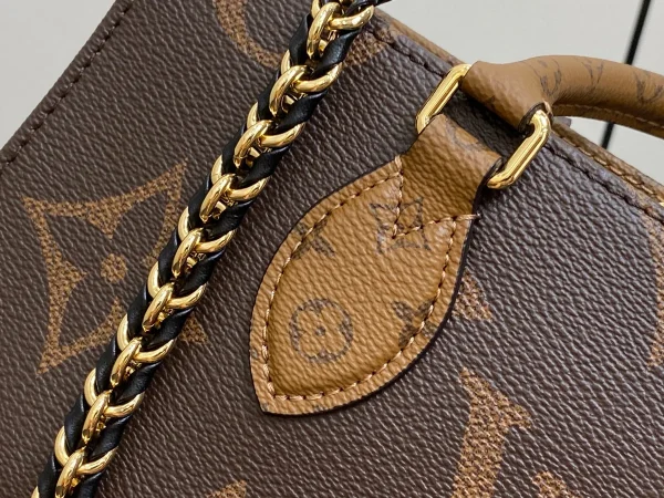 Louis Vuitton OnTheGo East West Chain 包包 - 經典Monogram Giant與多用途設計：圖片 6