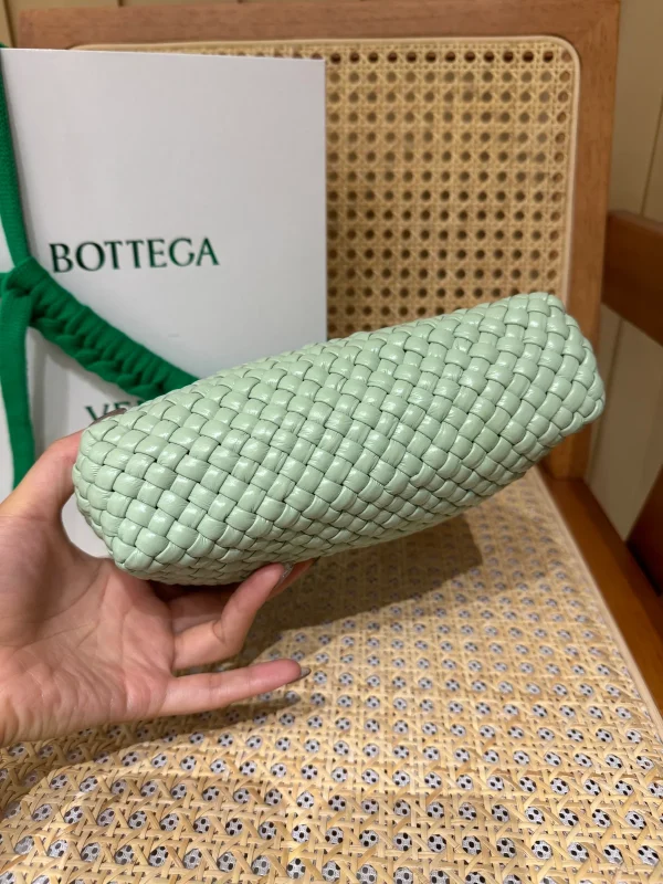 迷你Intreccio編織皮革斜挎包|清新薄荷綠|：圖片 7