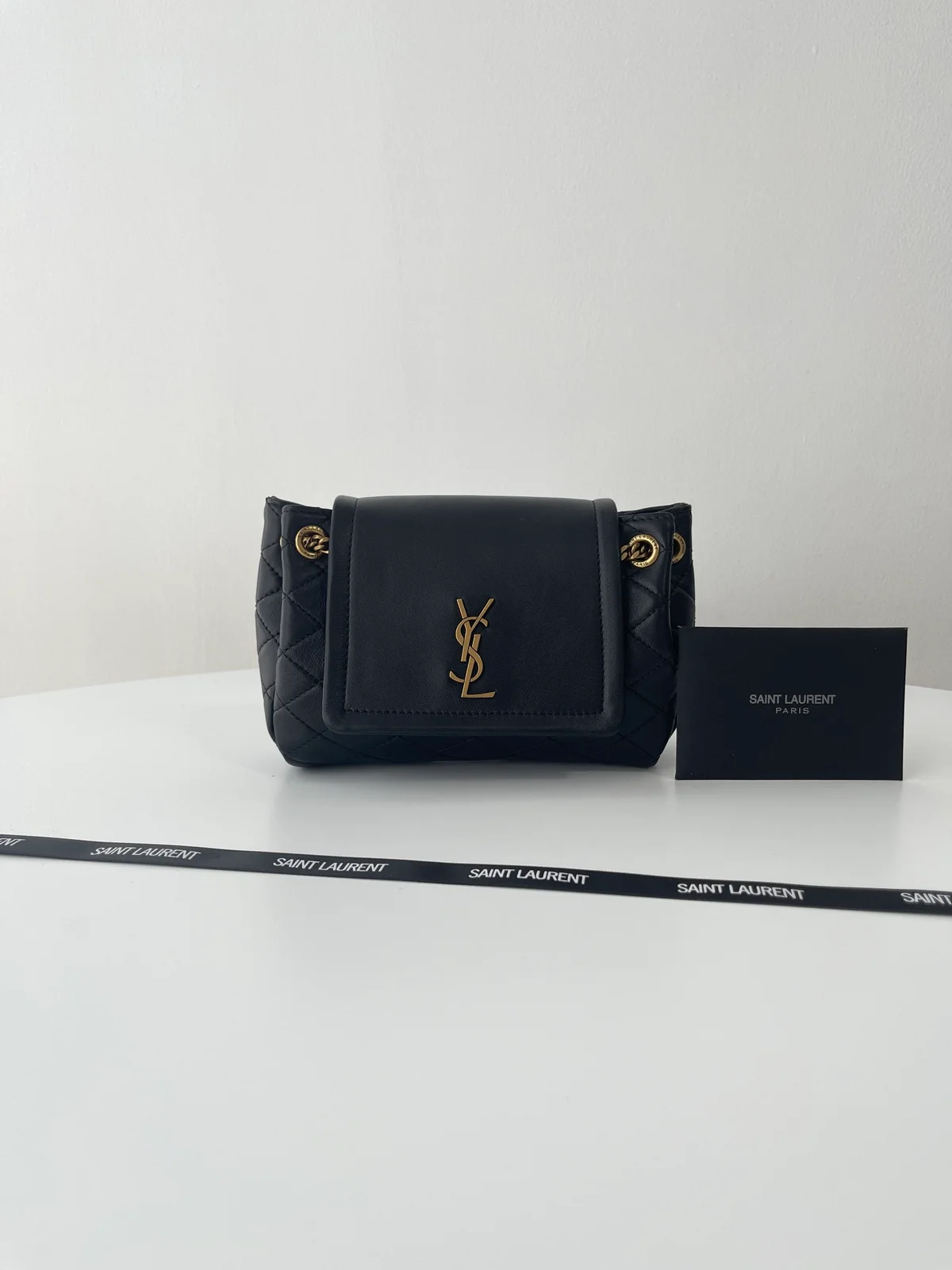 YSL MONOGRAM NOLITA 小羊皮菱格紋鏈條包 4 YSL MONOGRAM NOLITA 小羊皮菱格紋鏈條包