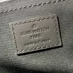 Louis Vuitton S-Cape 郵差包 | Monogram Eclipse 帆布 黑色皮革飾邊：圖片 6