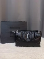 義大利Lambskin翻蓋信封鏈條包：圖片 2