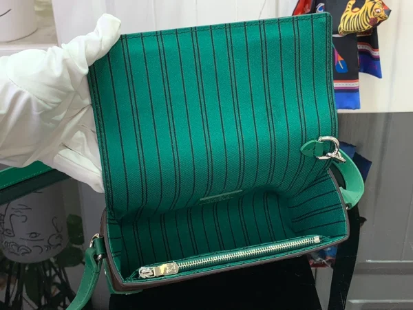 Louis Vuitton Steamer可穿戴式錢包 - Borneo綠色Monogram Macassar塗層帆布：圖片 8