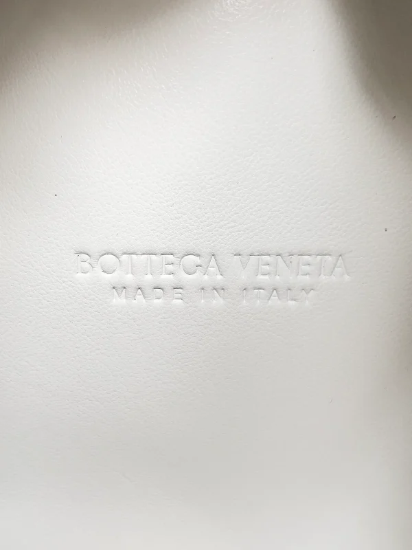BottegaVeneta海鹽色Intrecciato編織羊皮革肩背包：圖片 9