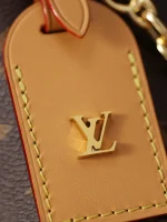 Louis Vuitton CarryAll BB 包包 - Monogram帆布金色鏈帶款：圖片 10
