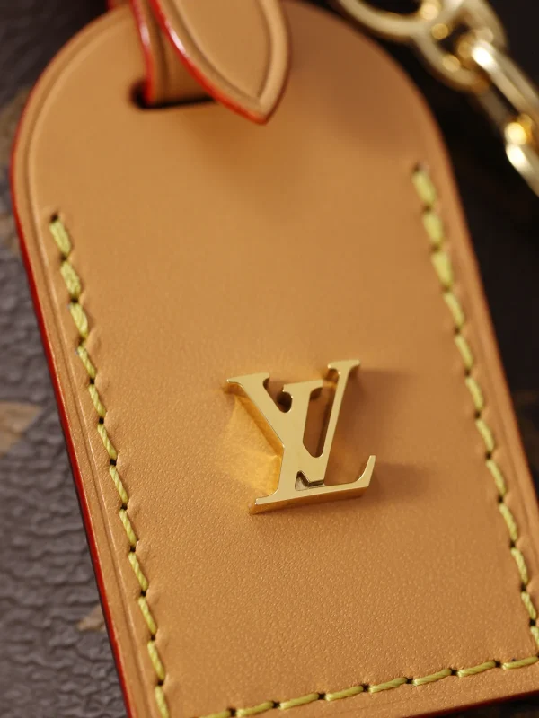 Louis Vuitton CarryAll BB 包包 - Monogram帆布金色鏈帶款：圖片 10