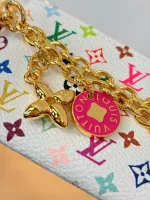 LV x TM 彩虹Monogram塗層帆布Phone Holder復刻版：圖片 9