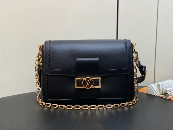 Louis Vuitton Dauphine Soft MM 2024春夏系列柔軟小牛皮包包：圖片 2