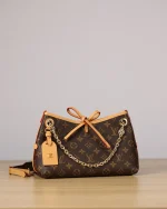 Louis Vuitton CarryAll BB 包包 - Monogram帆布金色鏈帶款：圖片 4
