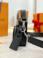 Louis Vuitton Nil黑色小牛皮都市手提包：圖片 5