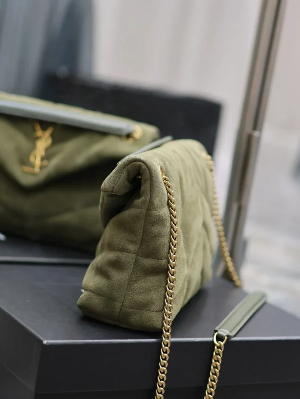 義大利小羊皮翻蓋信封鏈條包：圖片 6