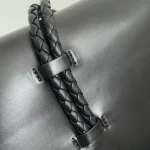 牛皮革雙翻蓋斜挎包：圖片 7