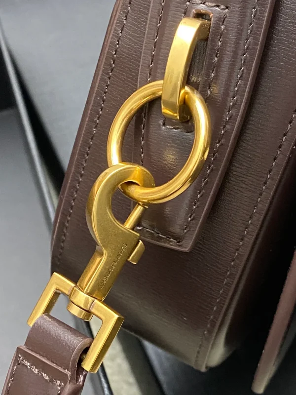 半月形拋光小牛皮肩背袋：圖片 7