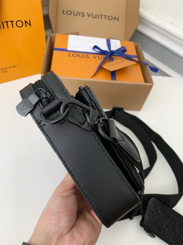 Louis Vuitton Trio 郵差包 | Monogram壓花小牛皮 可拆式多功能設計：圖片 9